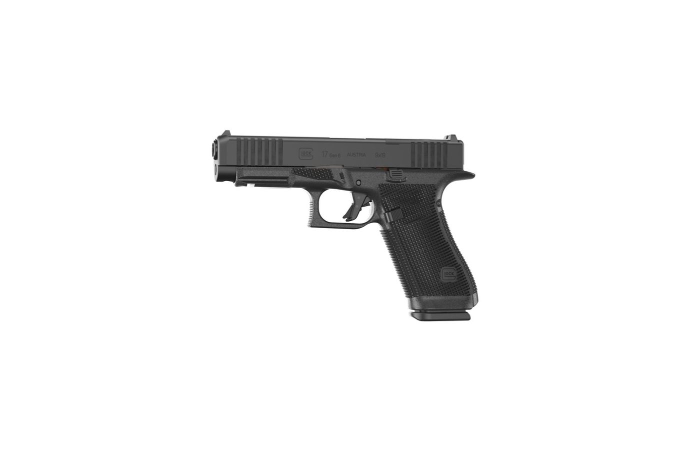 Le pistolet Glock 17 Gen6, vu de profil